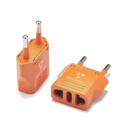 United States to France Travel Power Adapter to Connect North American Electrical Plugs to French Outlets for Cell Phones, Tablets, eReaders…