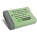 Wasabi Power NB-13L Battery for Canon PowerShot G1 X Mark III, G5 X, G7 X, G7 X Mark II, G9 X, G9 X Mark II, SX620 HS, SX720 HS, SX730 HS, SX740 HS