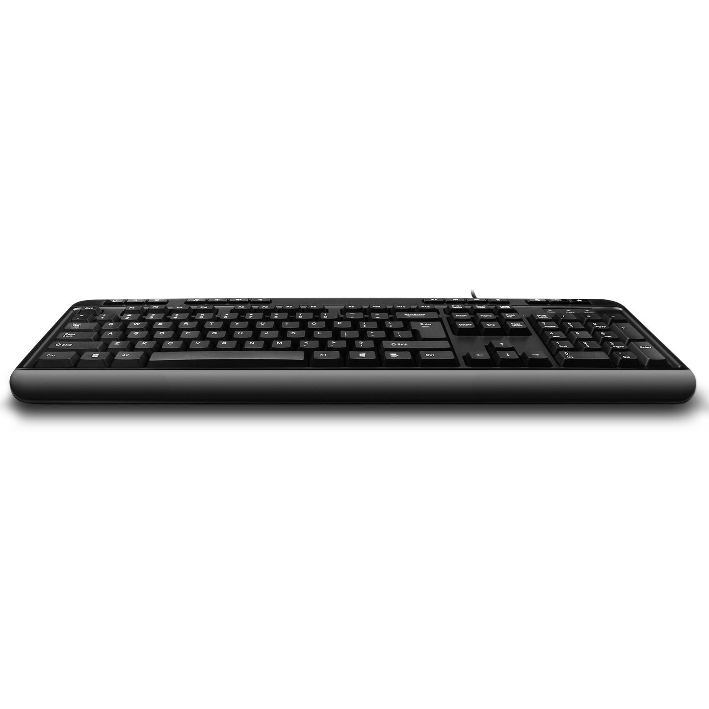 Adesso AKB-132HB Multimedia USB Keyboard with 3 Hubs, Black