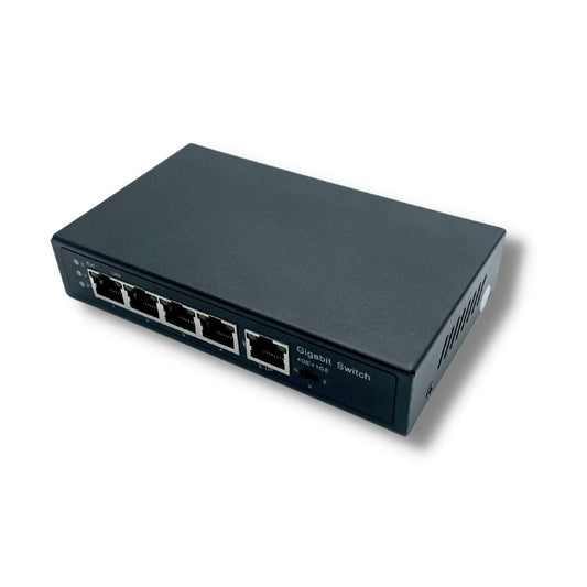 4 Port Gigabit PoE Extender with IEEE 802.3bt Uplink - Power Over Ethernet PoE+ Passthrough Switch with VLAN & 500 ft. Range Extension - Supports