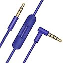 Aquelo Replacement Audio Cable Cord with Inline Mic and Volume Control Compatible with Beats by Dr Dre Headphones…