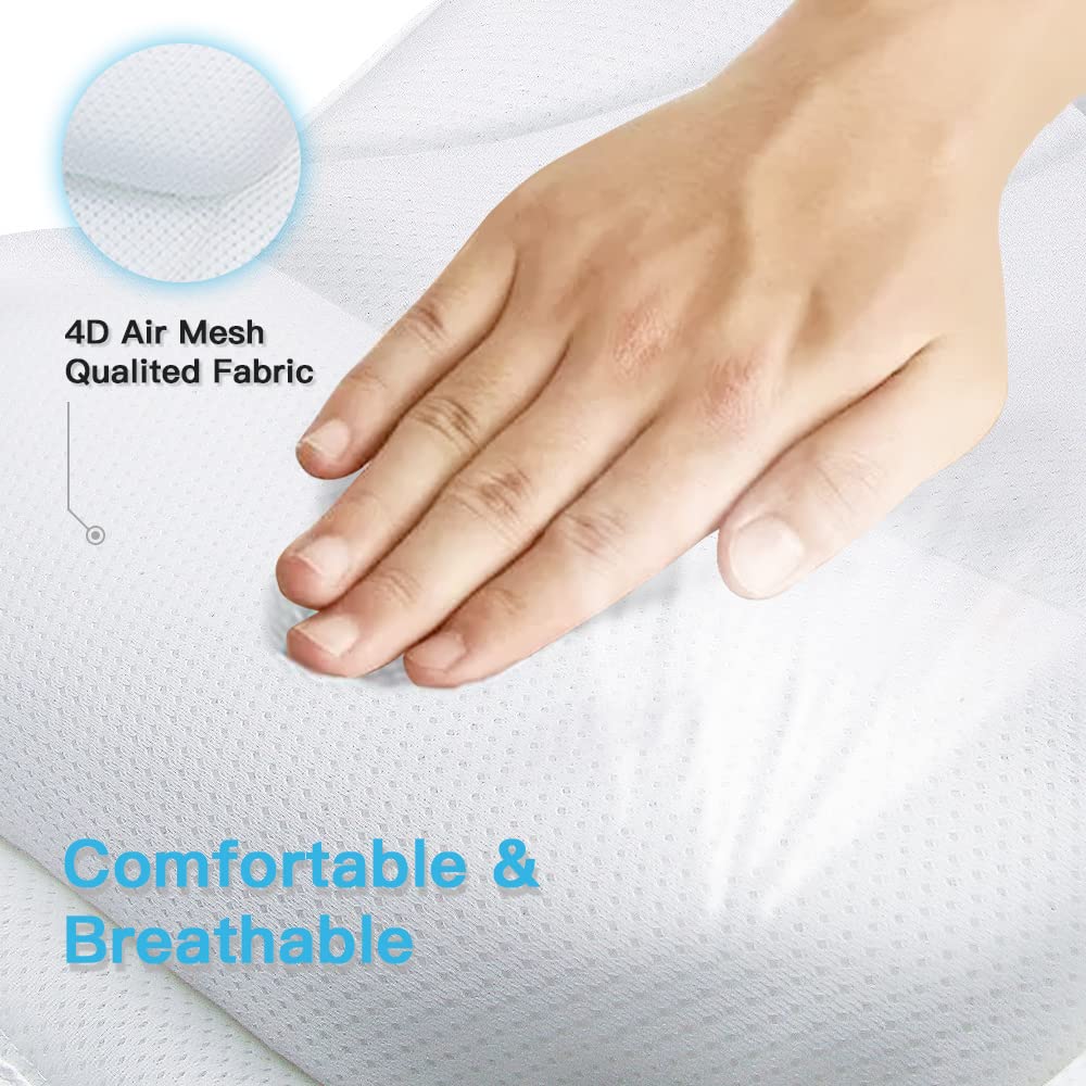 Luxury 4D Air Mesh Bath Pillow – Tub Head & Neck Support with Non-Slip Design, 6 Strong Suction Cups, Spa Comfort for Soaking & Relaxation