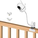 Baby Monitor Mount Compatible with HelloBaby HB6550/HB65/HB66/HB248,ANMEATE SM935E Baby Monitor Camera 15.7 inches Flexible Clip Clamp Mount Long
