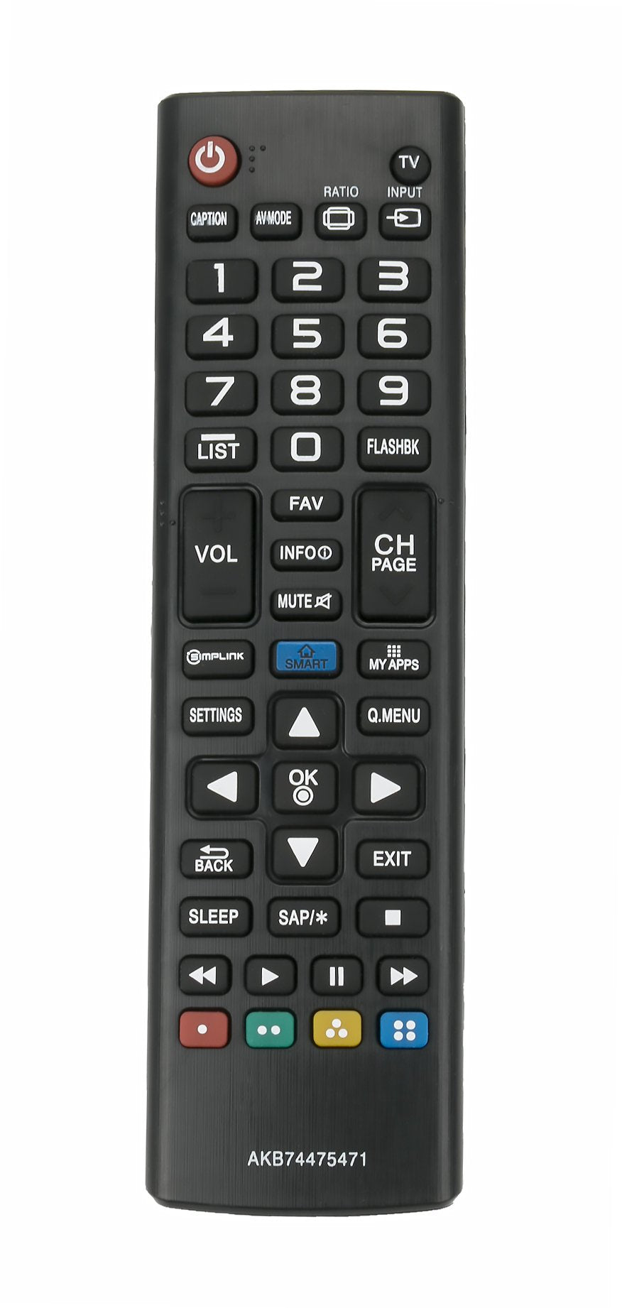New AKB74475471 Replace Remote fit for LG TV 49lf6300 50lf5800 55LF6090 32LF5800 32LF580B 42LF5800 55lf6300 60LF610055LF6100