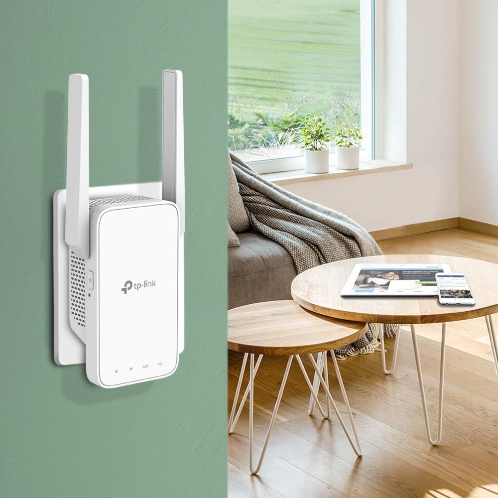TP-Link AC750 WiFi Extender(RE215), Covers Up to 1500 Sq.ft and 20 Devices, Dual Band Wireless Repeater for Home, Internet Signal Booster
