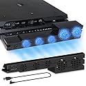 Linkhood Cooling Fan for PS4 PRO, USB External Cooler 5 Fan Turbo Temperature Control Cooling Fans for Sony PlayStation Pro Gaming Console