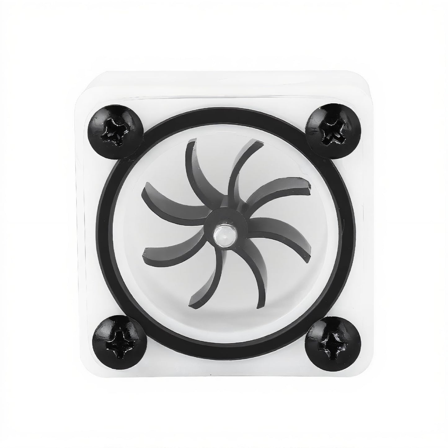 Water Cooling Meter,2Way G1/4 Thread Revolving Speed Water Cooling Meter Indicator for PC Water Cooling System (2 Way)