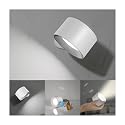 Koopala LED Wall Sconces, Wall Mounted Lamps with Rechargeable Battery Operated Dim 3 Brightness Removable Charging 360°Rotate Magnetic Ball, Cordless