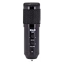 CAD Audio U49 USB Large Format Side Address Studio Microphone with Headphone Monitor and Echo,Black