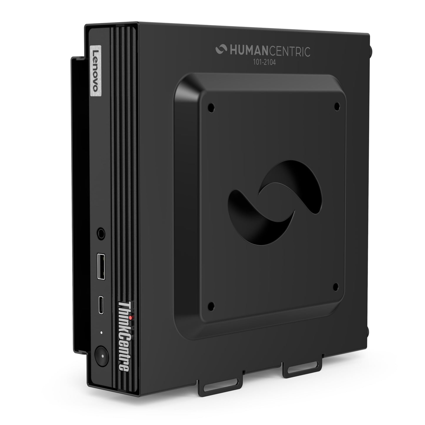 HumanCentric VESA Mount Compatible with Lenovo Thinkcentre Tiny M90q Gen 2, M80q Gen3, M90q Gen3, M70q Gen 2, Thinkstation P3 Tiny, M60e, M75q Gen2