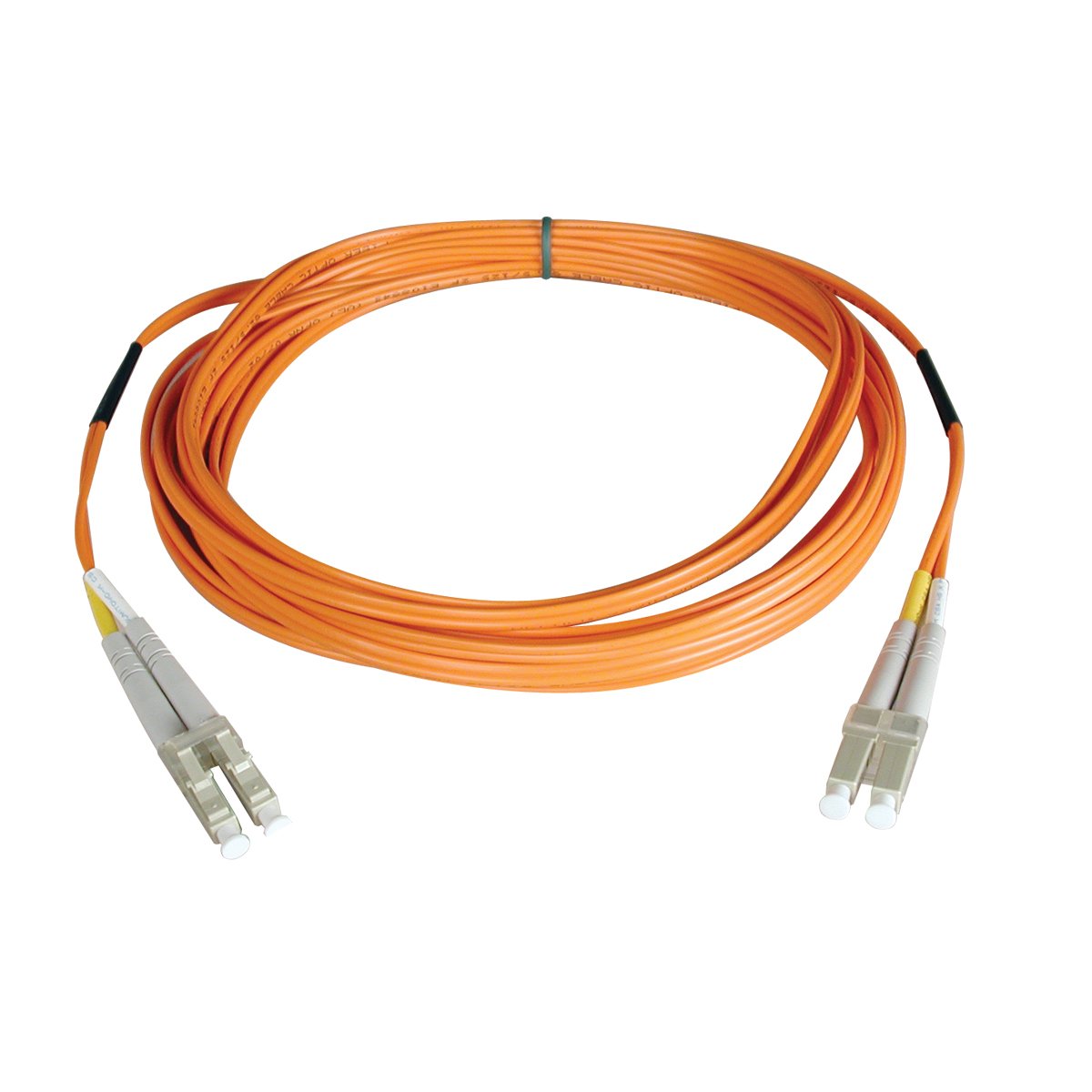 Tripp Lite Duplex Multimode 50/125 Fiber Patch Cable (LC/LC), 1M (3-ft.)(N520-01M) , Orange