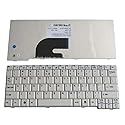YUHUAI Laptop Replacement Keyboard Fit Acer Aspire ZG5 ZG8 ZA8 D150 D210 D250 EM250 KAV10 KAV60 US Layout (White)