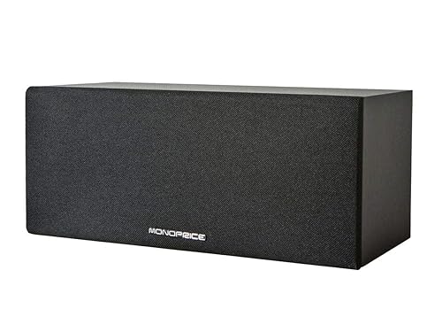 PREMIUM HOME THEATER CENTER CHANNEL SPEAKER_ BLACK