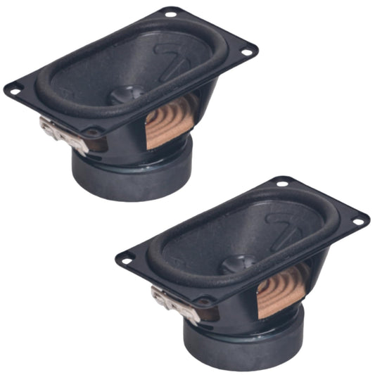 2Pcs Full Range Rectangular Speakers 48×90mm 8 Ohm 20W Racetrack Speaker for Arduino