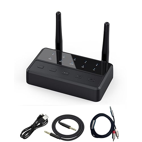 Szyafei Bluetooth 5.4 Receiver for Home Stereo,Low Latency HD Music Audio Bluetooth Adapter, Suitable for Speakers/Wired Speakers/Home Audio Music
