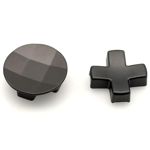 Deal4GO 2-Pack Metal D-Pads set w/Standard Dpad and Faceted D Pad Replacement (Cross + Concave) for Xbox Elite 2 Controller Directional Arrow Button
