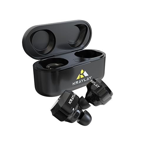 Kraylay Wireless Earbuds | Bluetooth 5.3 Earbuds with 40H Playtime | IPX7 Waterproof | Memory Foam Ear Tips | Ear Phones with Cable | Won't Fall Out…