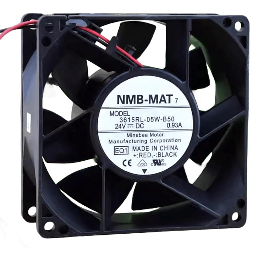 3615RL-05W-B50 24V 0.93A 92MM Fan - 9238 9CM 2-Wire Cooling Fan