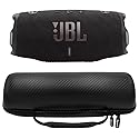 JBL Charge 6 Waterproof Portable Speaker Bundle with gSport Carbon Fiber Case (Black)