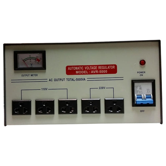 WGC 5000 Watt Step Up/Down Voltage Converter Transformer AVR-5000, 5 Year Warranty, Fuse Protection and Automatic Voltage Regulator - Two Way…