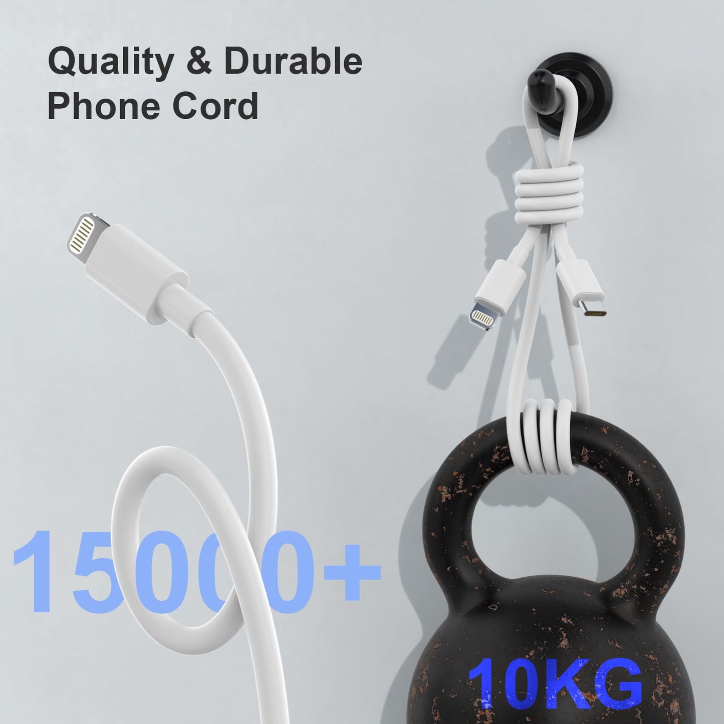 iPhone Charger Fast Charging, 3 Pack 20W USB C Wall Charger Block with 2 Pack MFi Certified 6FT Type C to Lightning Cables for iPhone 14 13 12 11 Pro
