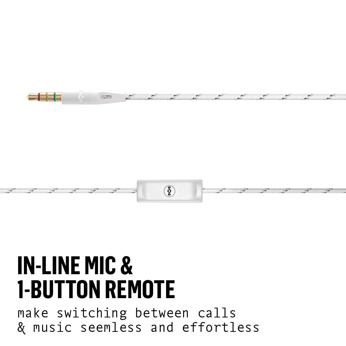 House of Marley Uplift 2.0 Noise Isolating in-Ear Headphones, 9 mm Driver, Microphone, 1 Button Control, Sustainable Materials, Various Ear Plug…