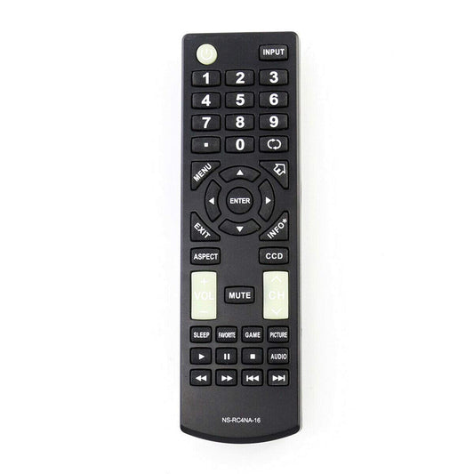 New NS-RC4NA-16 Remote Control for Insignia TV NS-19D220MX16 NS-24D220NA16 NS-32D220NA16 NS-39D220NA16 NS-43D420NA16 NS-50D420NA16 NS-55D421NA16