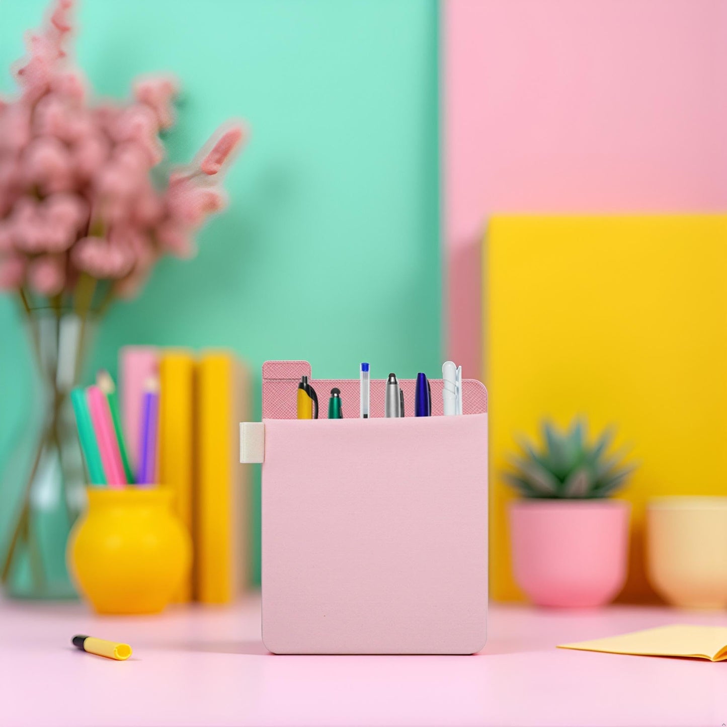 YuanHolumid Pink External Hard Drive Holder - External Hard Drive Adhesive Carrying Case,Reusable Sleeve Storage Organizer Computer Hard Drive Bags