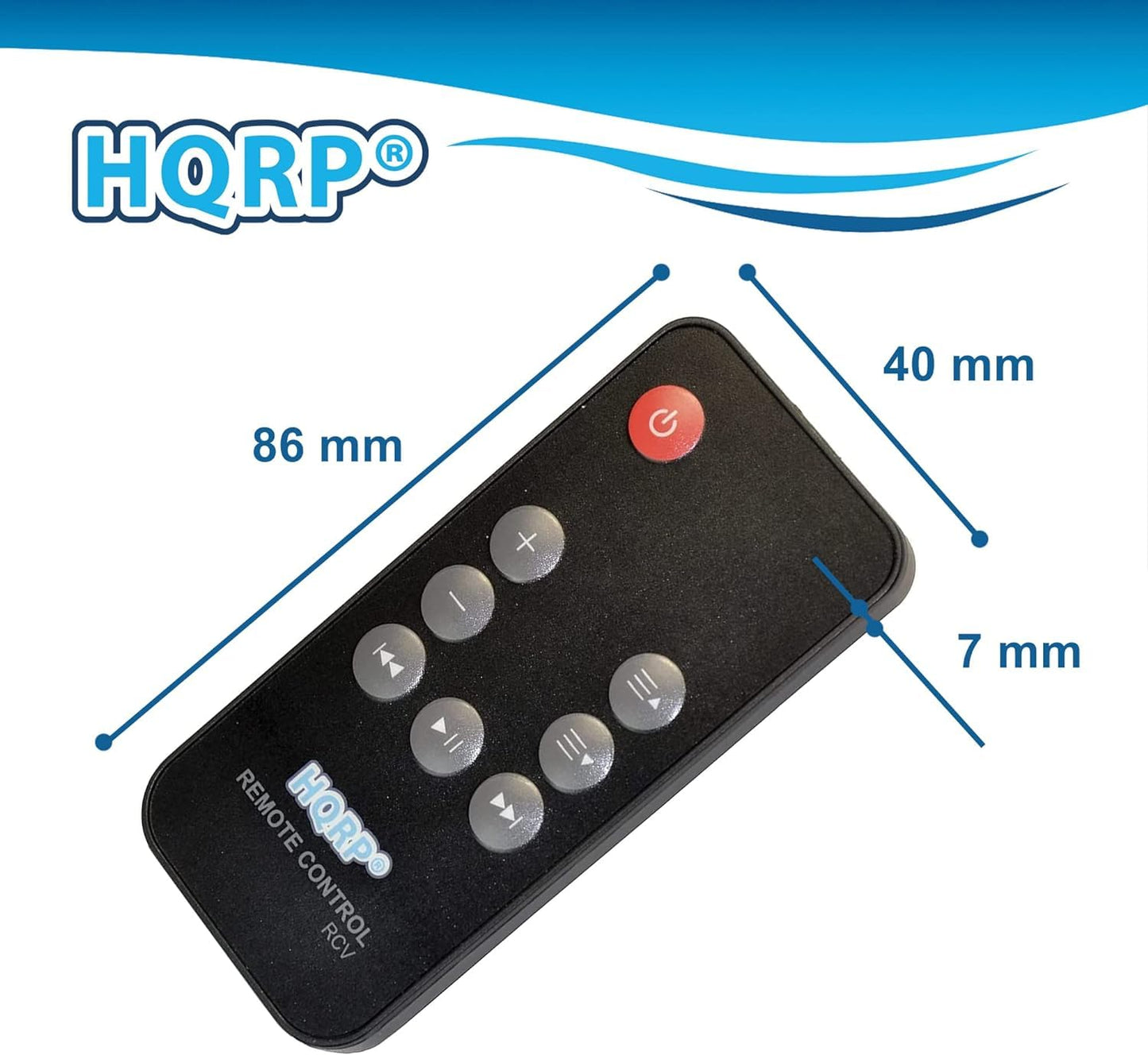 HQRP Remote Control Compatible with Bose SoundDock Series II (2), Series III (3), SoundDock Portable Digital Music System Speaker Dock Controller