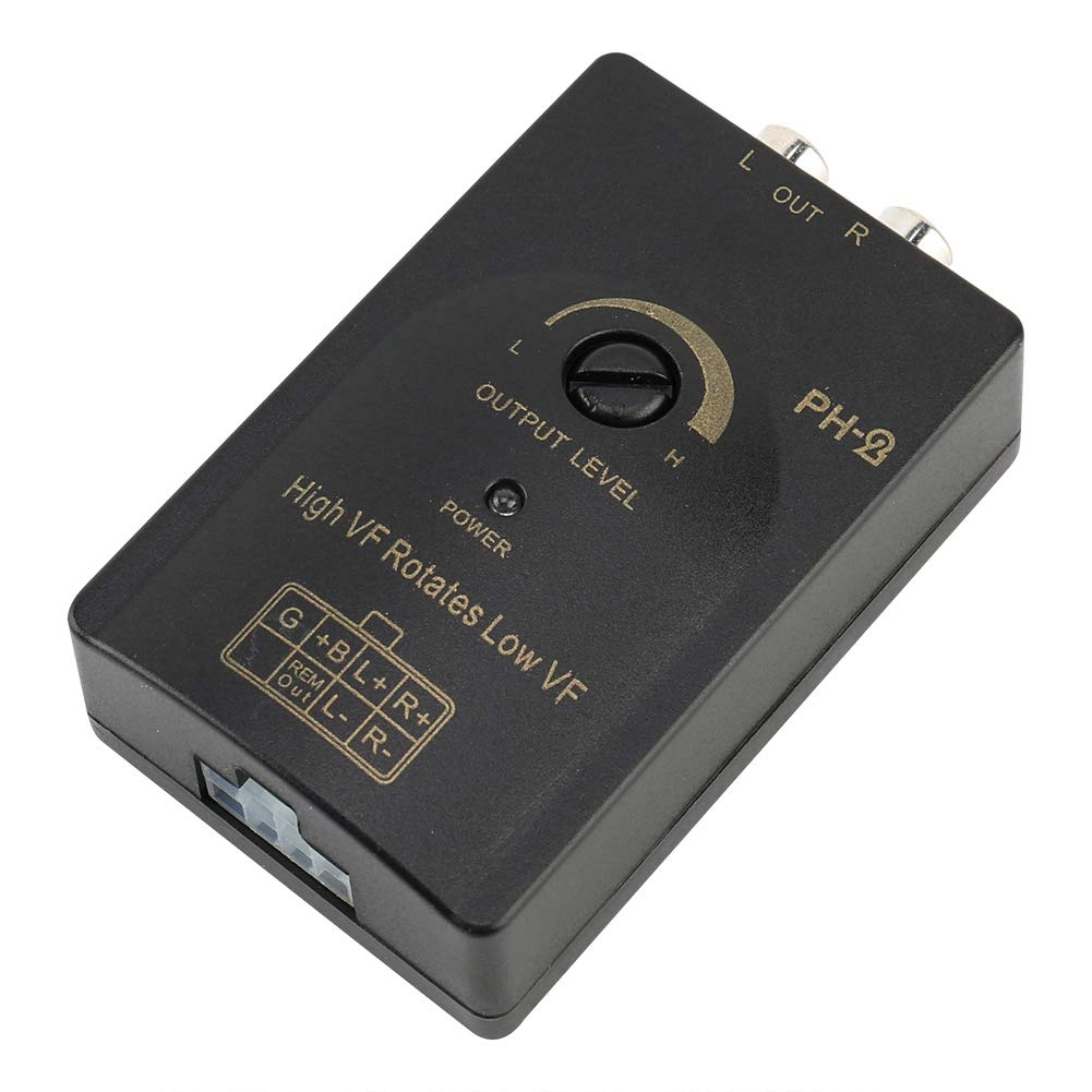 High to Low Speaker Converter for Car Stereo -2 Compatible with Factory Systems Up to 50 Watts Enables Amplifier and Subwoofer Integration with Delay…