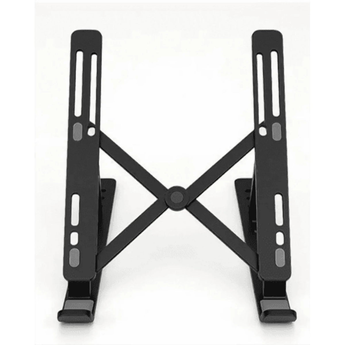 VerdeVida Laptop Stand, Portable Laptop Holder Computer Stand for Desk, Metal Foldable Laptop Riser with 6 Levels Height Adjustment, Compatible