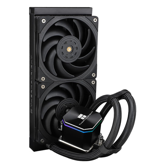 Thermalright Frozen Edge 240 Black CPU Water Cooler with PWM Fans, Pump Speed is 3300RPM,S-FDB Bearing, for AMD AM4/AM5,Intel