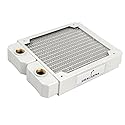 Dracaena.io 120mm Copper PC Radiator for Custom Water Cooling Loop, 28mm Thick, 1x120mm Fan Mount, Dual G1/4 Thread Ports, Liquid Cooling Radiator