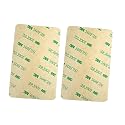 M-Plateau sticky wallet for back of phone Slim Adhesive (Clear)