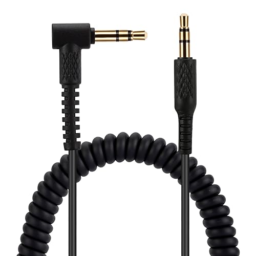 UNCLE LIGHT Replacement Audio Cable for Marshall Headphones, Compatible with Monitor Major 2 II Major 3 III Major 4 IV Mid Headphones 3.5mm Male…