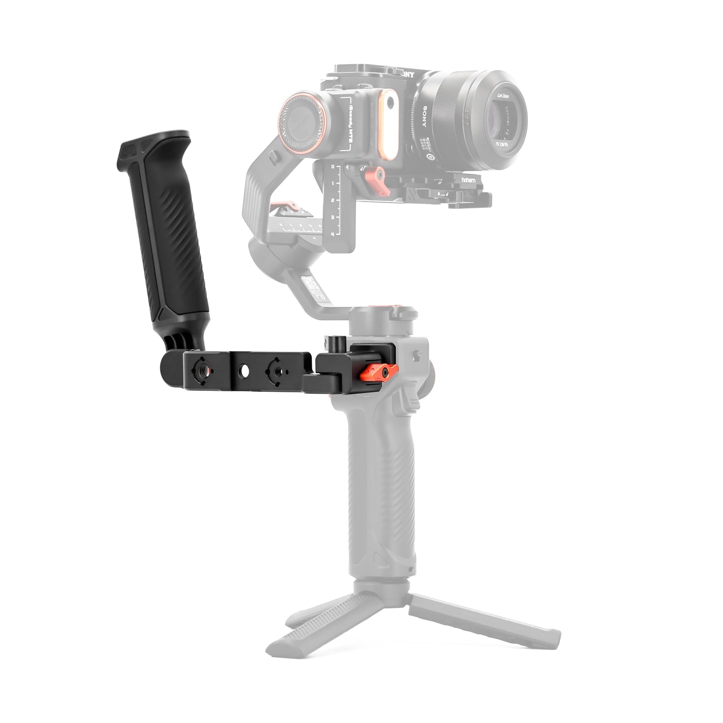 hohem Adjustable Sling Handgrip Gimbal Sling Handle for iSteady M7/iSteady M6/iSteady MT2, Ergonomic Grip for Low Angle Shots, L-Shaped Lever, BH-01