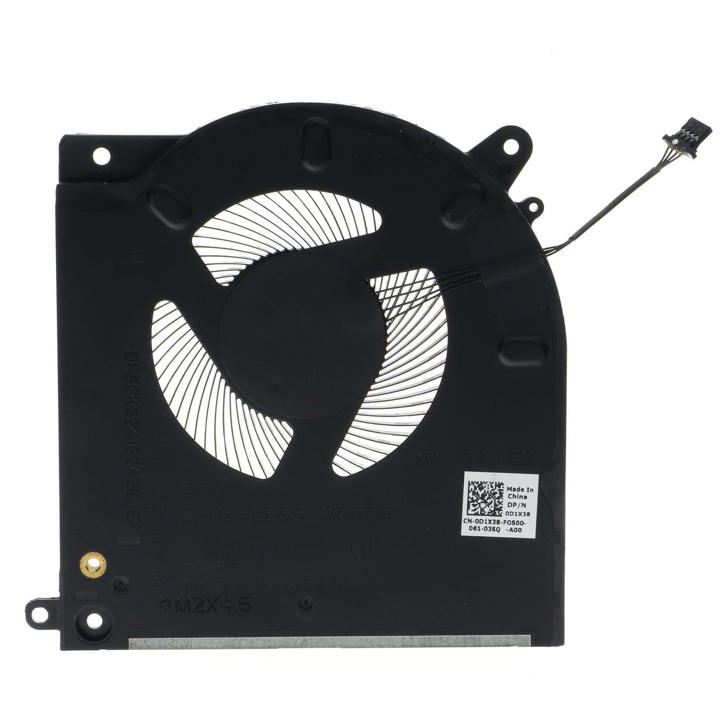 CPU GPU Cooling Fan for DELL Alienware M15 R3 R4 RTX 2070 3070 12V TG9V0 D1X38 FM7C FM7D