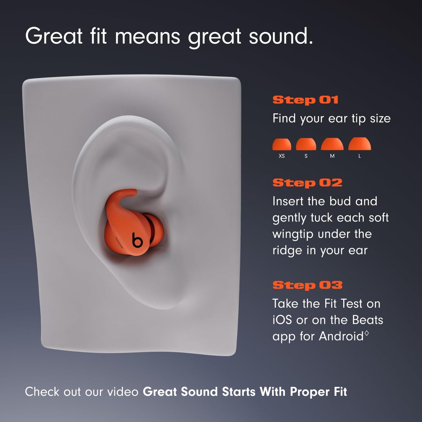 Beats Powerbeats Fit - Wireless Noise Cancelling Workout Earbuds with Secure-Fit Wingtips- Jet Black (Renewed)