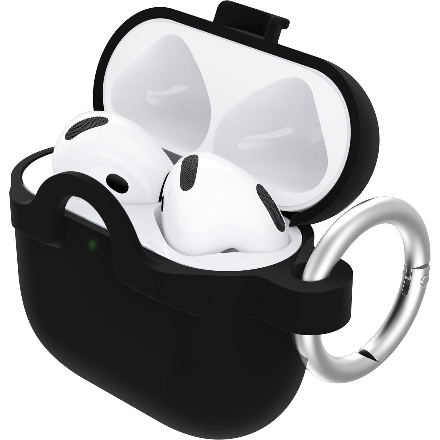 OtterBox Soft Touch Case for AirPods 4th Gen - Black Crystal - Protective Apple AirPods Case