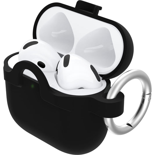OtterBox Soft Touch Case for AirPods 4th Gen - Black Crystal - Protective Apple AirPods Case