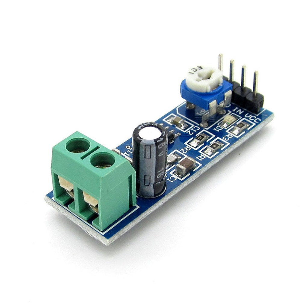 Newzoll 5Pcs LM386 Audio Amplifier Module for Arduino EK1236, Mono Board 200x Gain, Low Voltage DIY Circuit for Speaker, Solo 5-12V Operation, 10K