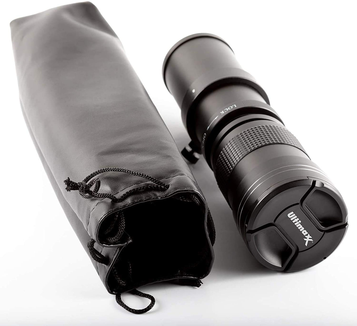 Ultimaxx 420-800mm f/8.3-16 Super HD Manual Telephoto Zoom T-Mount Lens Kit for Canon EOS R & RP Mirrorless Cameras - Includes: T-Mount to Canon
