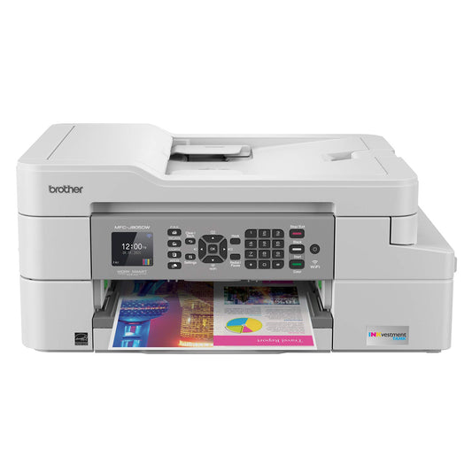Brother MFC-J805DW XL Extended Print INKvestmentTank Color Inkjet All-in-One Printer with Mobile Device and Duplex Printing with Up to 2-Years of Ink