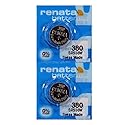 Renata 380 SR936W Batteries - 1.55V Silver Oxide 380 Watch Battery (2 Count)