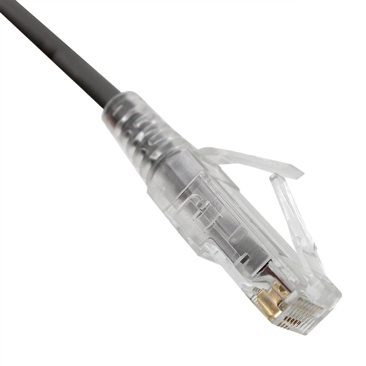 CableWholesale Cat6a Slim Ethernet Cable, 28AWG, 10 Gigabit, 15 ft, Gray