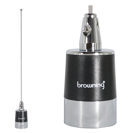 Tram Browning 450 to 490 MHz No Ground Plane UHF 2.4 dBd Gain 13" Tall Tunable NMO Antenna Works on Fiberglass, Plastic and Metal Vehicles 20 MHz