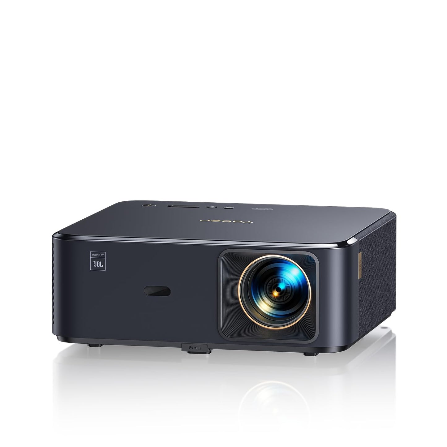 Projector 4K with Google TV, YABER K2s WiFi 6 Bluetooth Projector, Sound by JBL, Dolby Audio, Auto Focus & Keystone,Native 1080P 4K Supported Outdoor