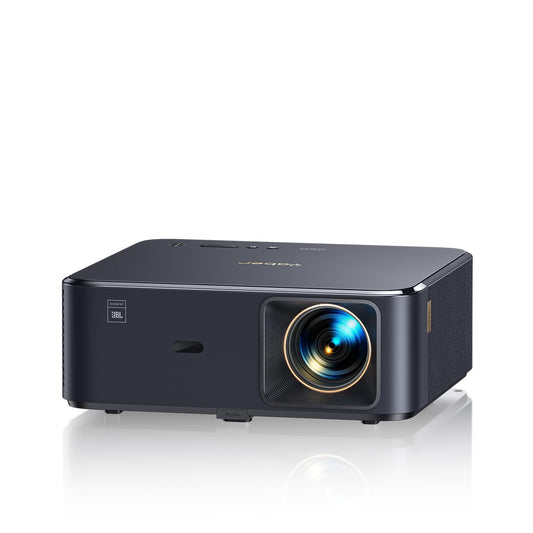 Projector 4K with Google TV, YABER K2s WiFi 6 Bluetooth Projector, Sound by JBL, Dolby Audio, Auto Focus & Keystone,Native 1080P 4K Supported Outdoor