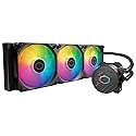 Cooler Master 360L Core AIO CPU Liquid Cooler - 360mm Radiator, 3x ARGB PWM Fans, Patented Gen S Dual-Chamber Pump, Quiet Cooling & Easy Installation