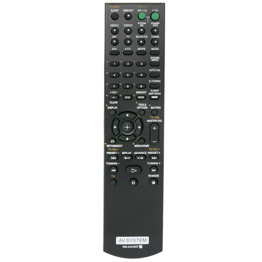 Replacement Remote Control RM-AAU027 for Sony Home Theater System RM-AAU021, SS-CNP7500, SS-MSP7500, SS-SRP7500